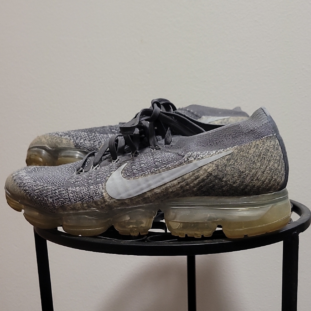 Nike Gray Air VaporMax Flyknit Sneakers